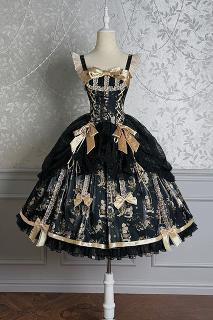 【4月3日予約締切】ギルデッドファンタジーロリータドレス+ジャンパースカート