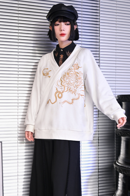 チャイナデザインプルオーバー