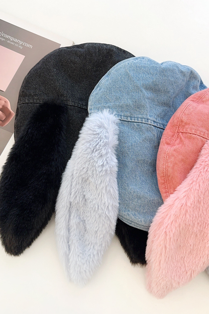 ファーバニーイヤーハット+ラムハット