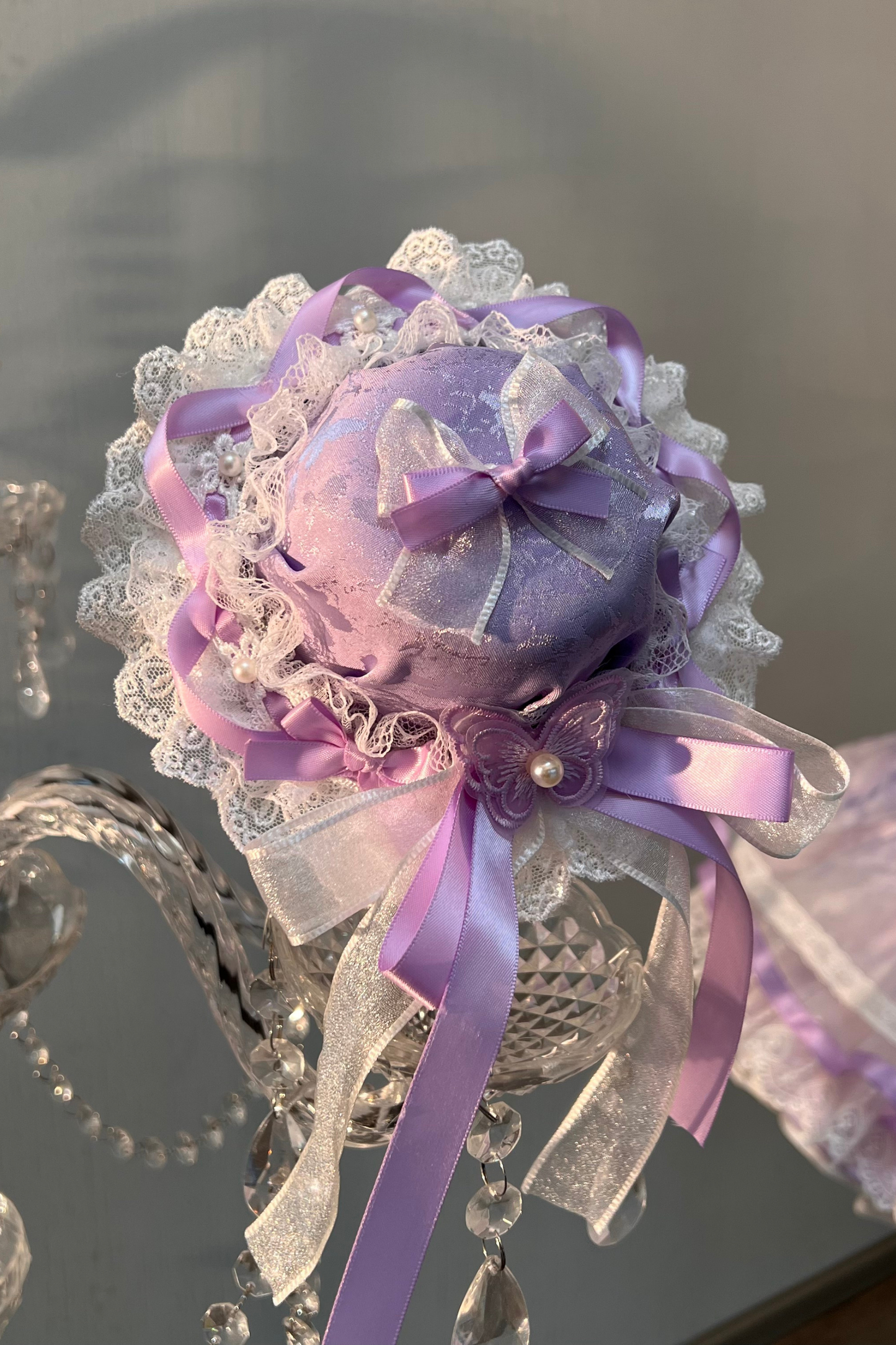 【予約商品】バレエスタイルエレガントドレス+ハット+ヘアバンド+リボンテール