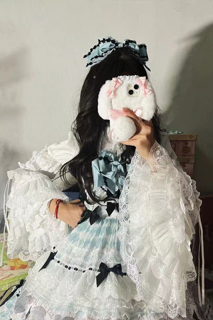 Mint Sweet Suspender Dress + Catsuit + Big Ribbon