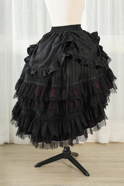 [3월 16일 예약마감] 빅토리아 릴리스 고딕 로리타 셔츠 + 조끼 + 스커트