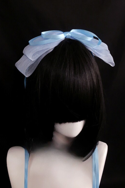 ゴシックリボンレースヘッドバンド