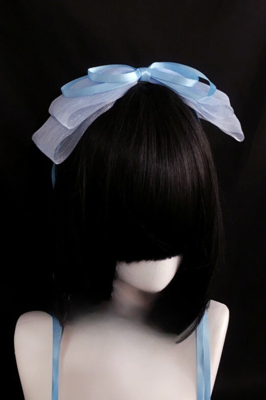 ゴシックリボンレースヘッドバンド