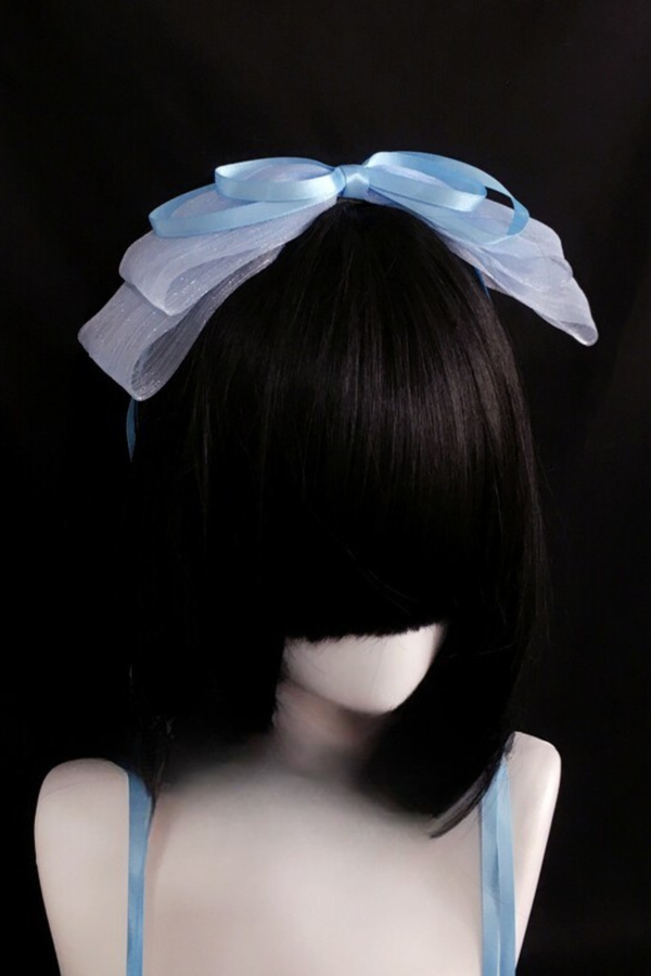 ゴシックリボンレースヘッドバンド