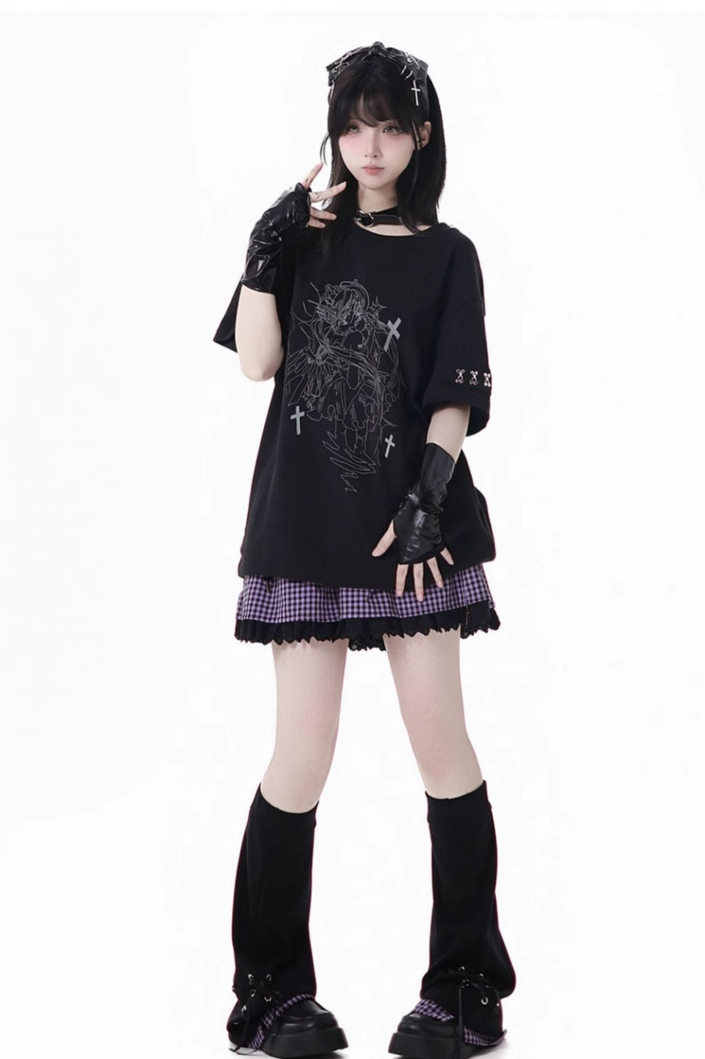 リラックスモードナイトスカイTシャツ