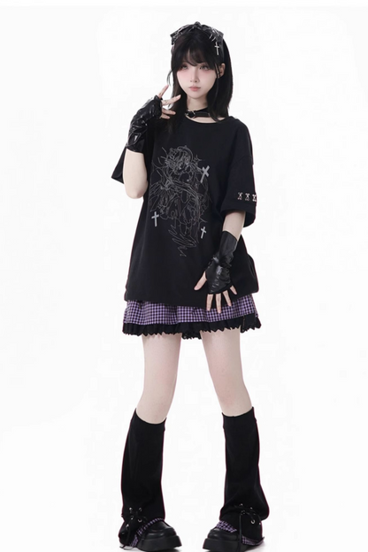 リラックスモードナイトスカイTシャツ