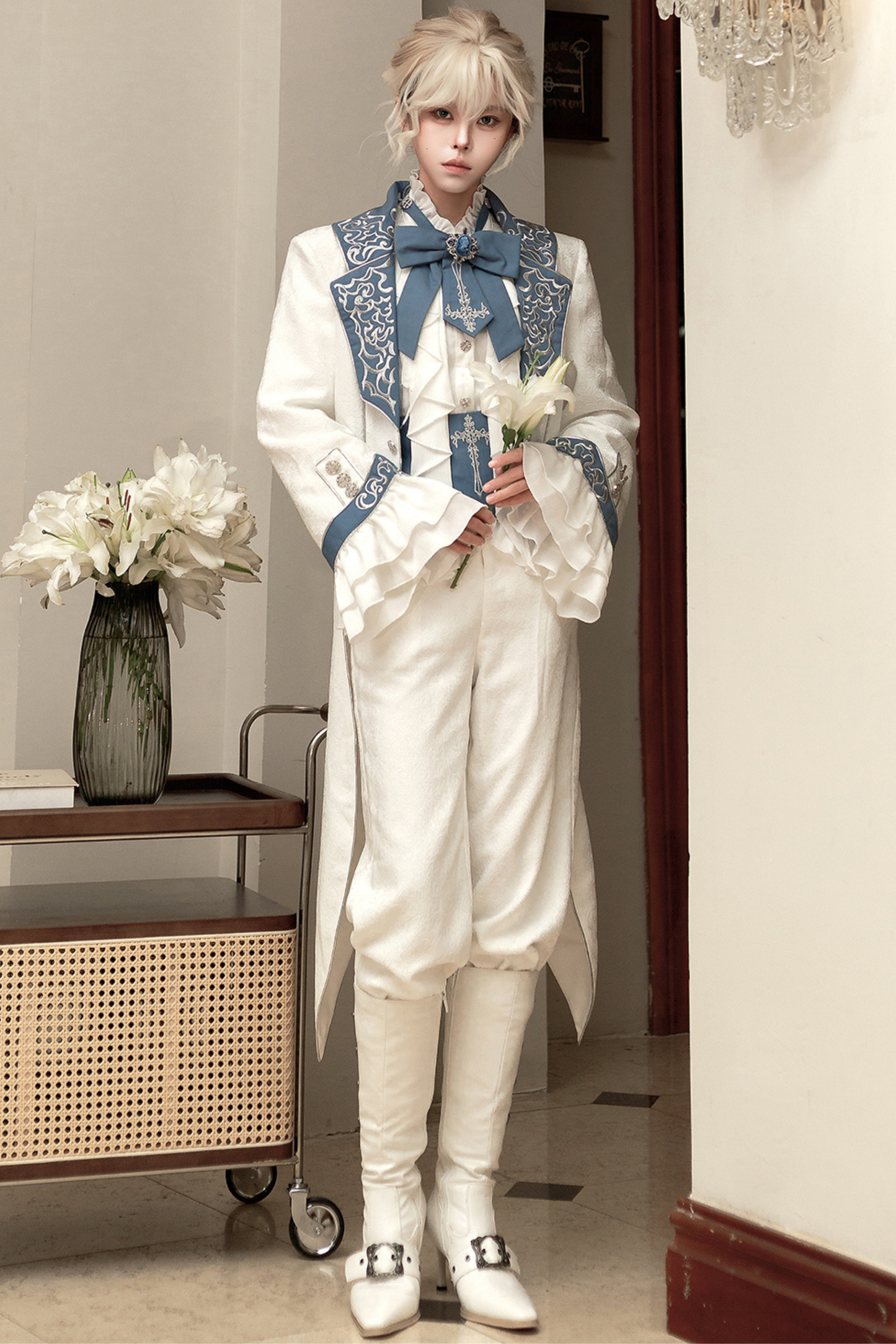 Moonlight Prince Jacket + Top + Corset + Pants