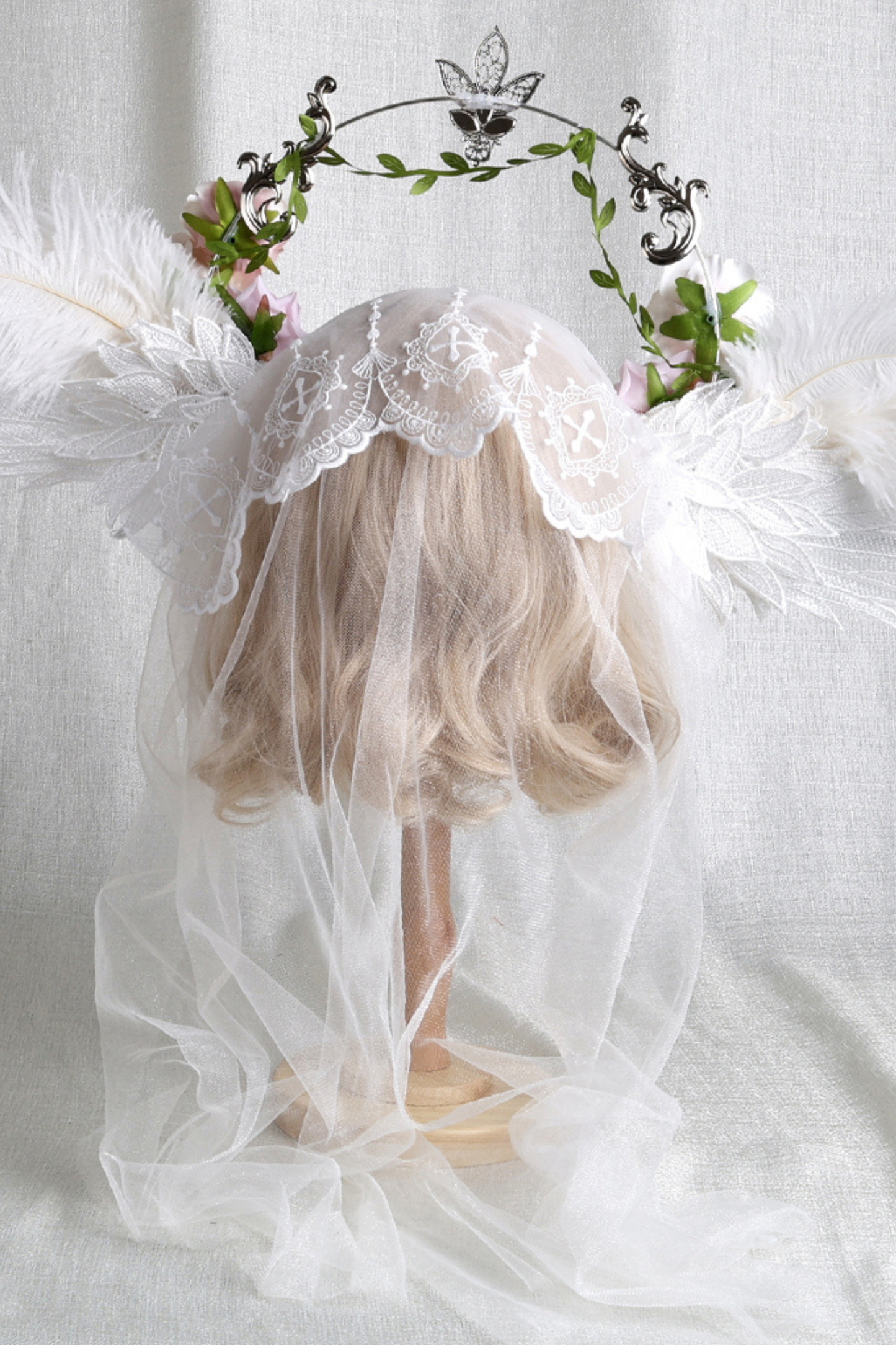 ローズエンジェルヴェールヘアアクセサリー