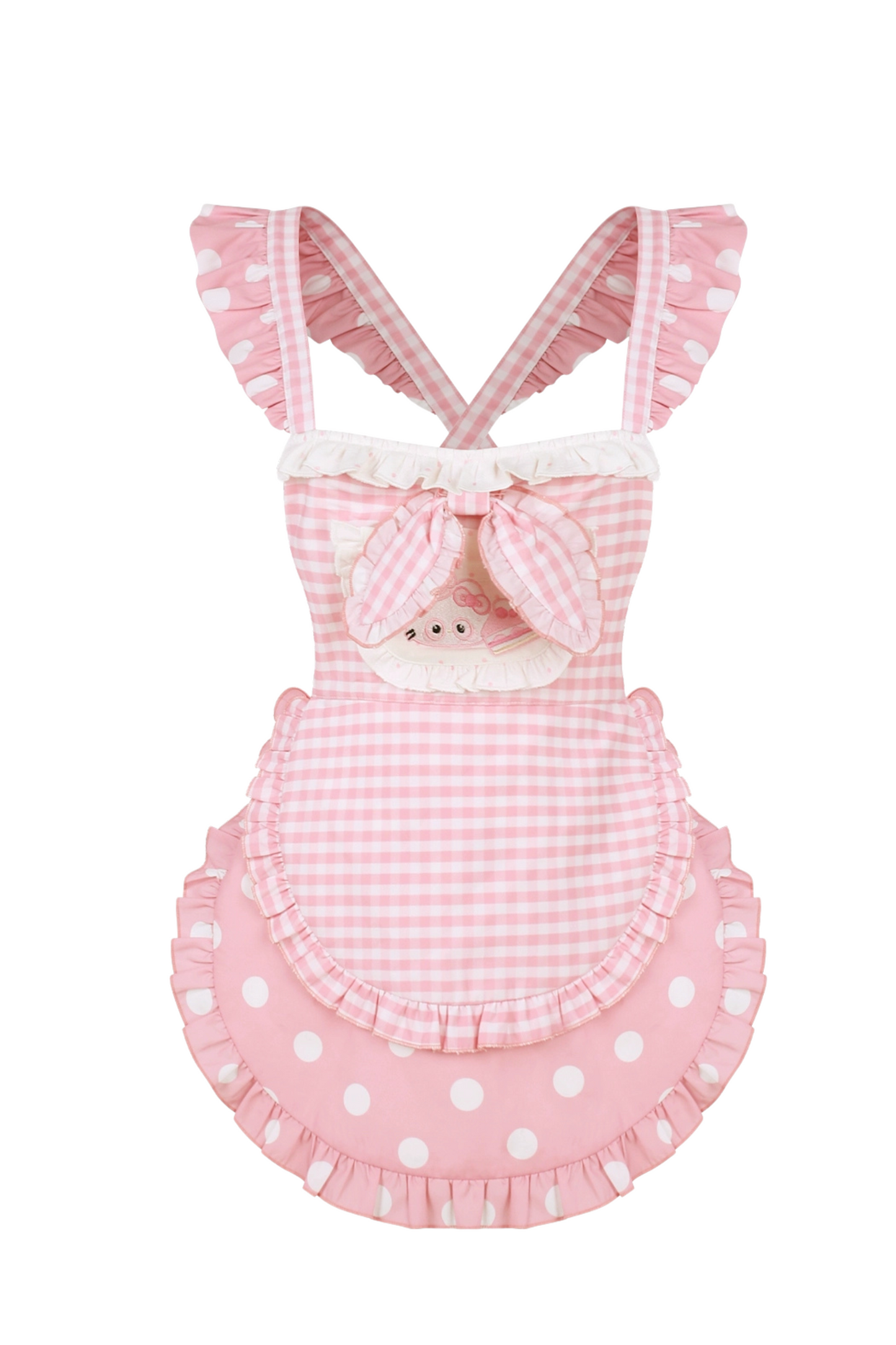 スイートドリームシェフトップス+リボンメイドエプロン+スカート