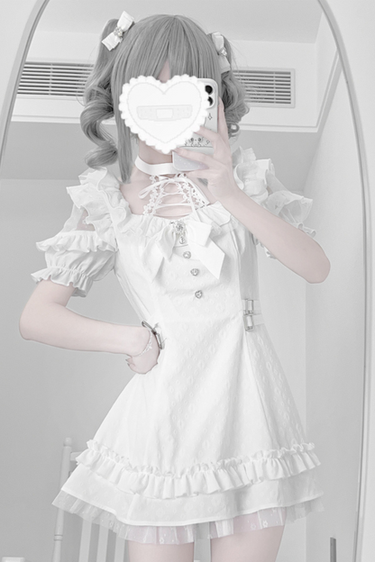 Source Monochrome Black Subculture Dress