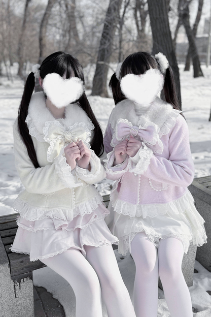 レースリボンスリムスイートコート