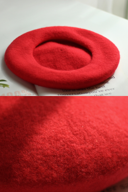 りんごベレー帽