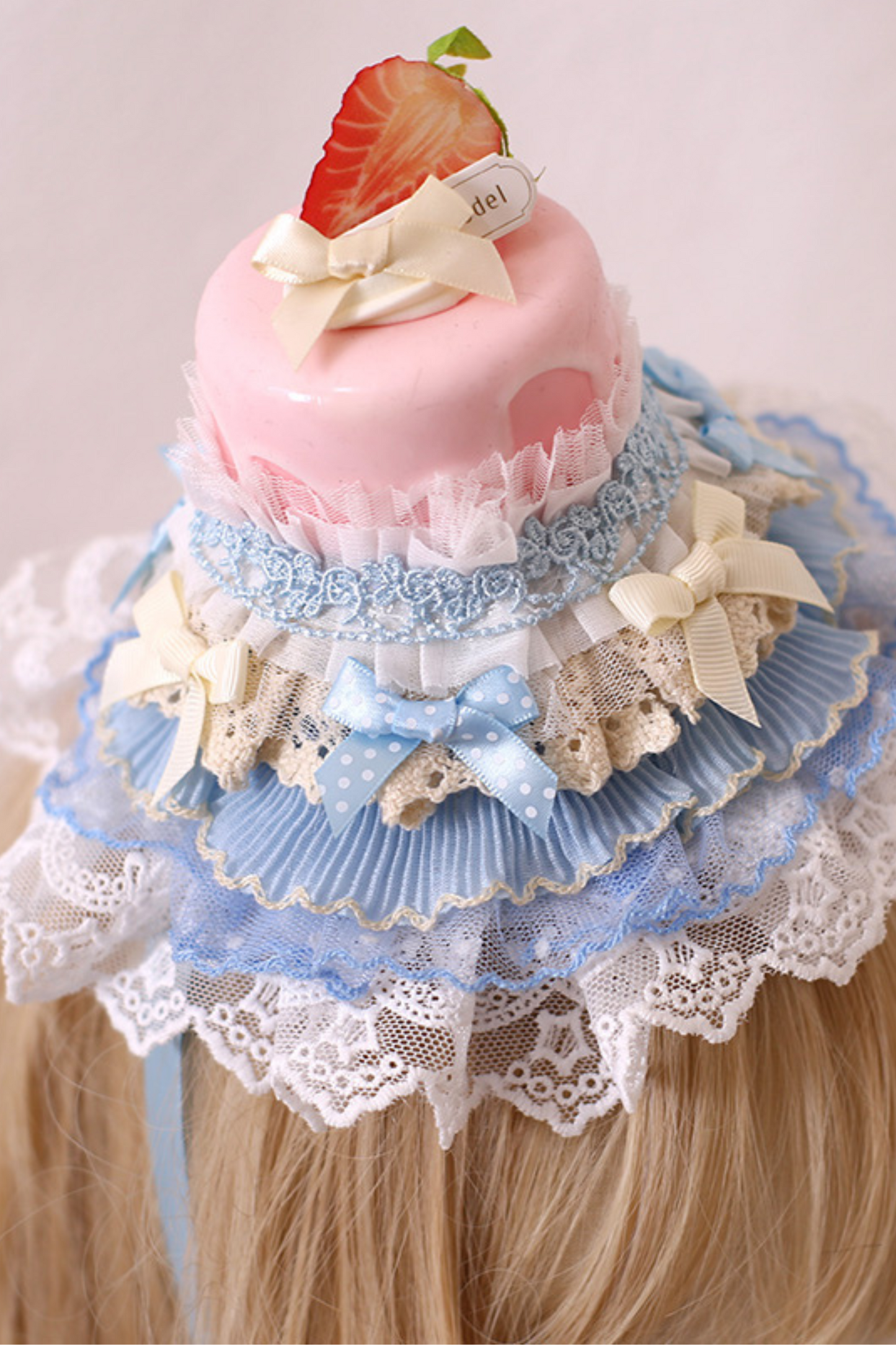 レースアンソニーケーキトッパーロリータハット