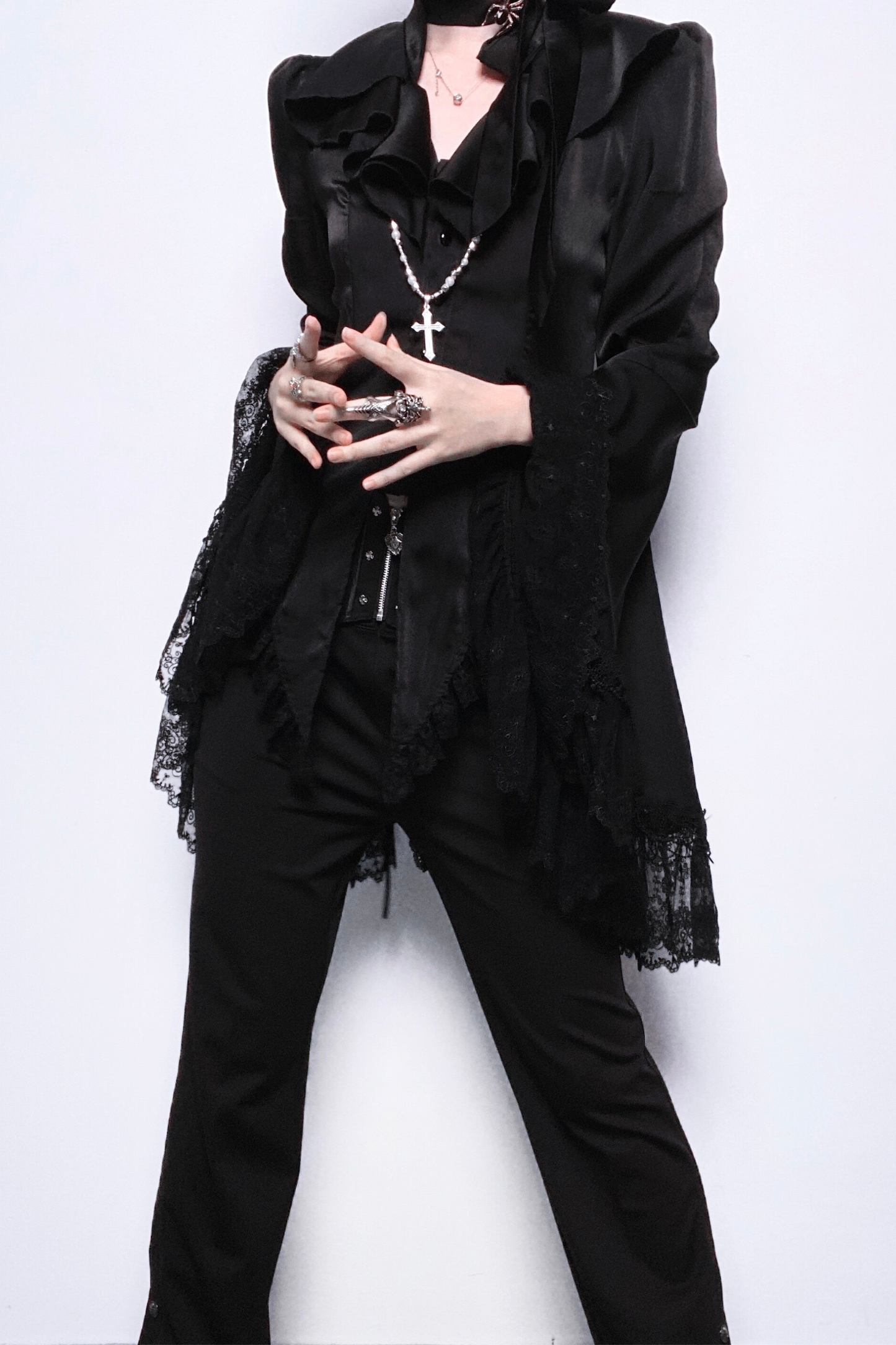 Butterfly Shadow Gothic Prince Outfit Top