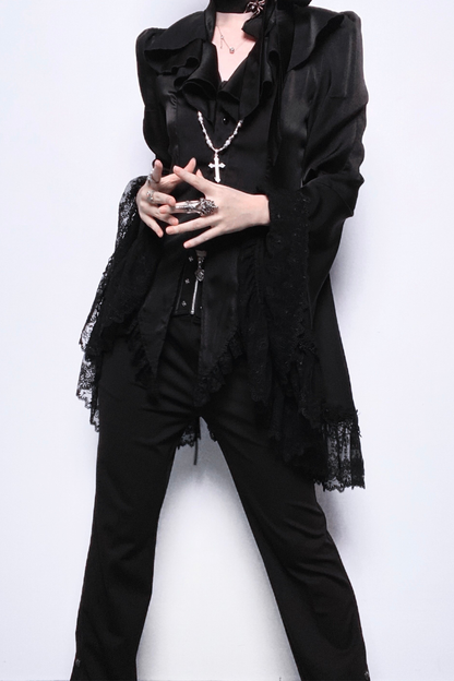 Butterfly Shadow Gothic Prince Outfit Top