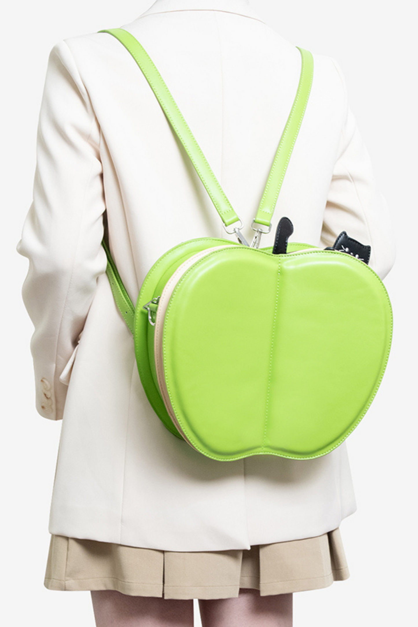 フリップアップルショルダーバッグ