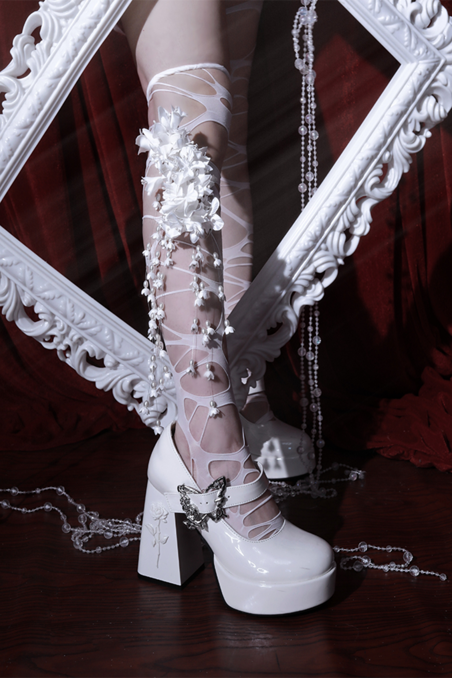 Floating Dreamland Platform Block Heels