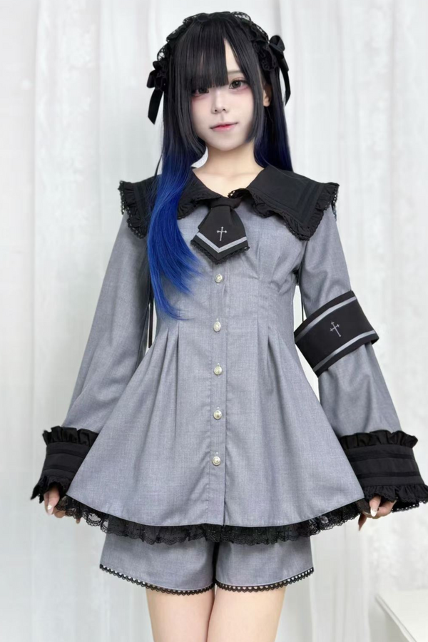 Subculture Wide Collar Setup + Dark Hairband