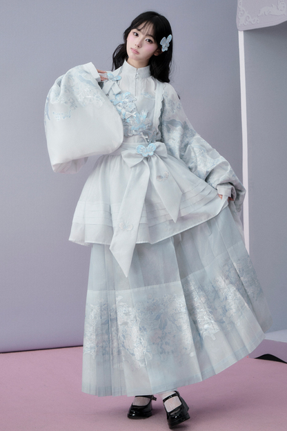 워터 미스트 퓨어 차이나 재킷 + 스커트 + 커버 스커트