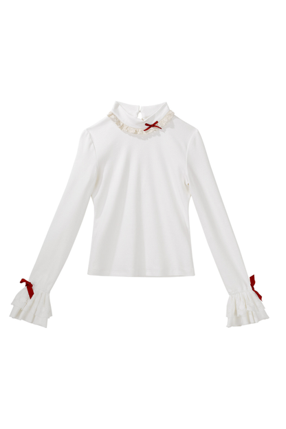 【予約商品】ラビットロリータケープ+サスペンダー+ベアデザインスカート+タートルネック