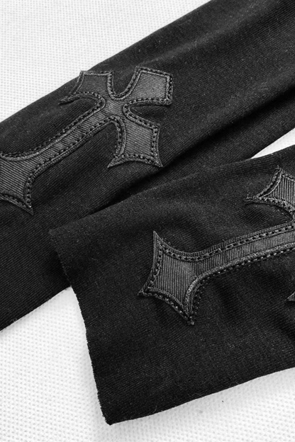 ゴシッククロスハイネックトップス