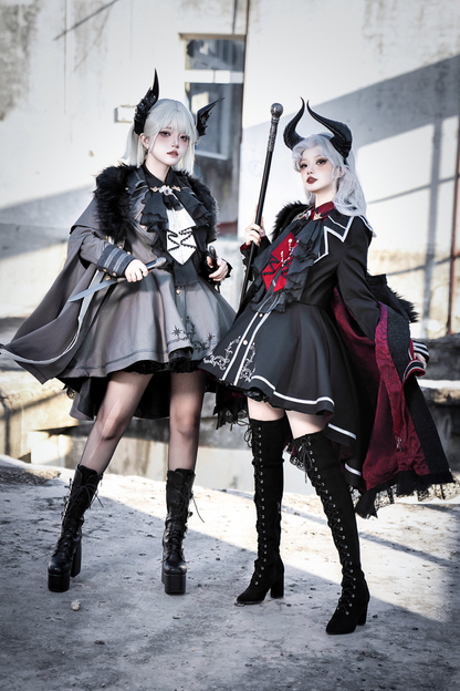 Fantasy Prince Army Coat + Cape + Shirt