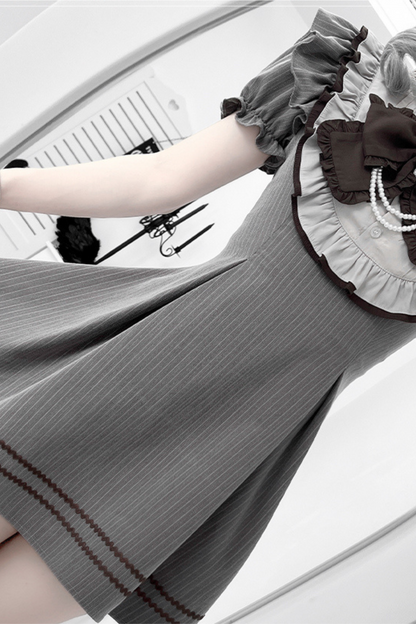 リボン地雷ダークサブカルチャーワンピース