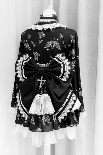 Dunkler Galaxie-Spitzen-Yukata im Jirai-Stil