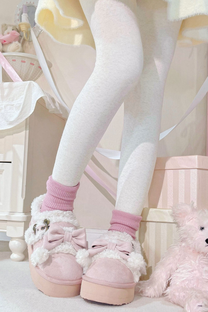 Bare Fleece Snow Boots