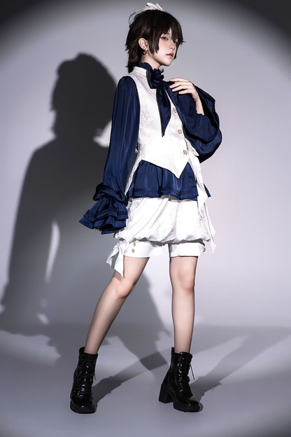 ホワイトムーンライトゴシッククラウンアクセサリー