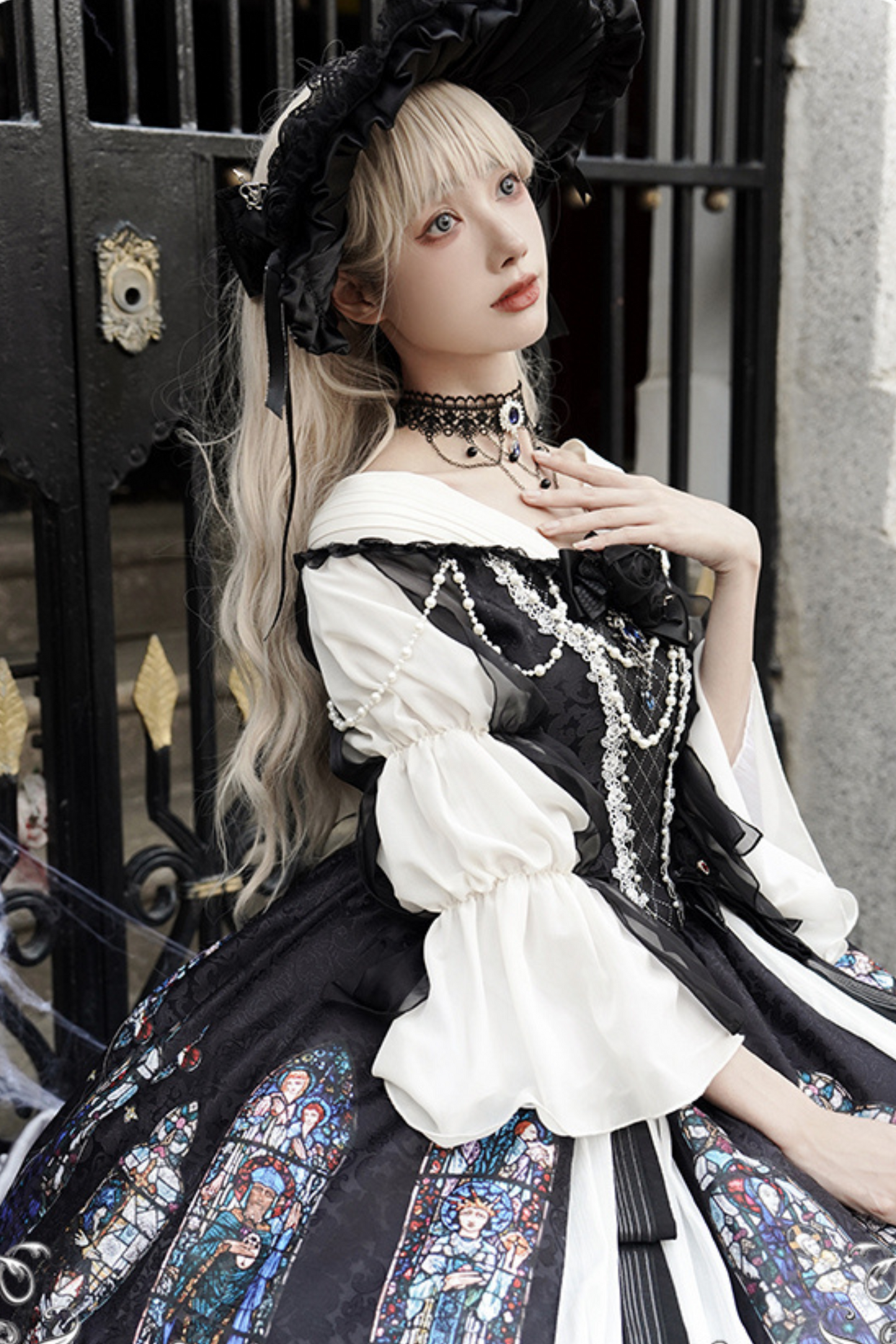 Classical Elegant Dark Gothic Kula Lolita Dress