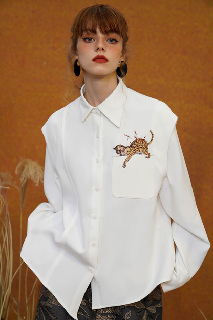 レオパードタイガーシャツ