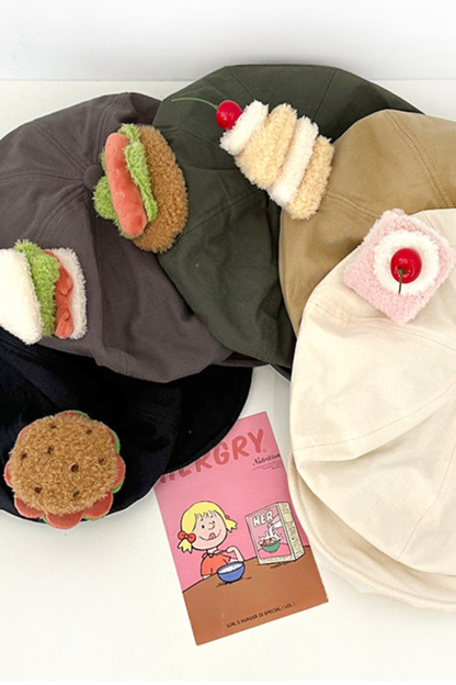 Cherry Swiss Roll Painter Hat