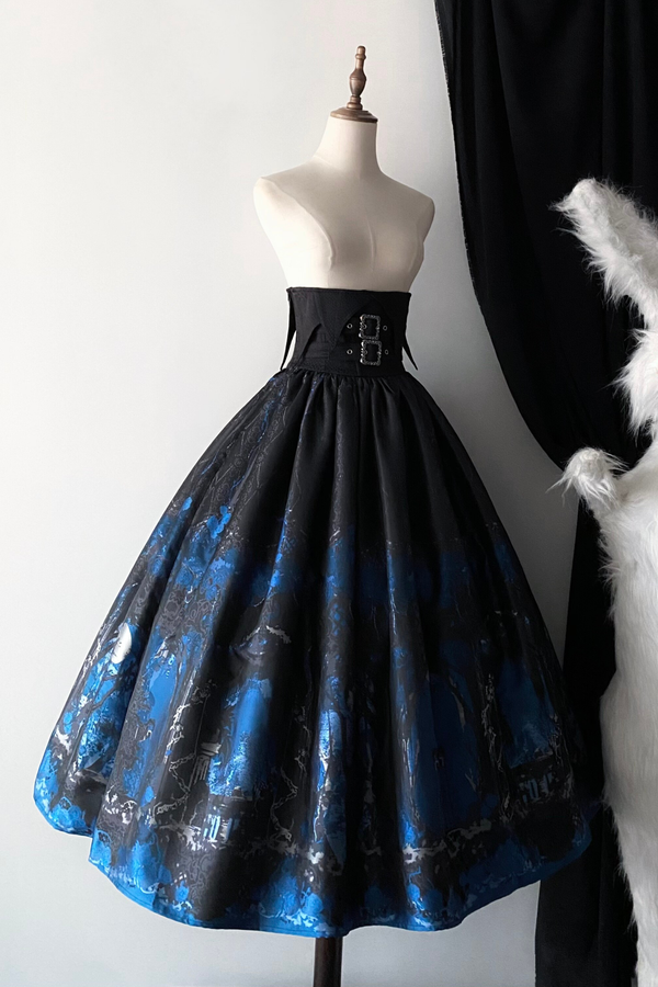 [Pre-order Deadline: March 29] Gothic Doll Jumper Skirt + Flare Skirt