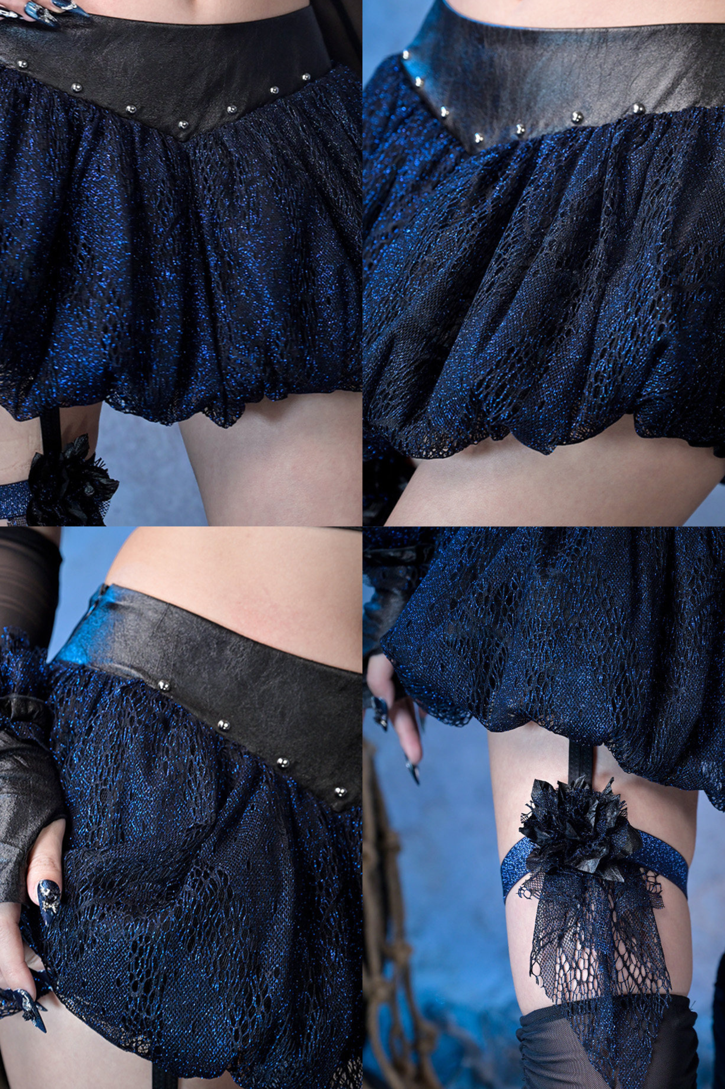 レーススパークリングパフスカート+アクセサリー