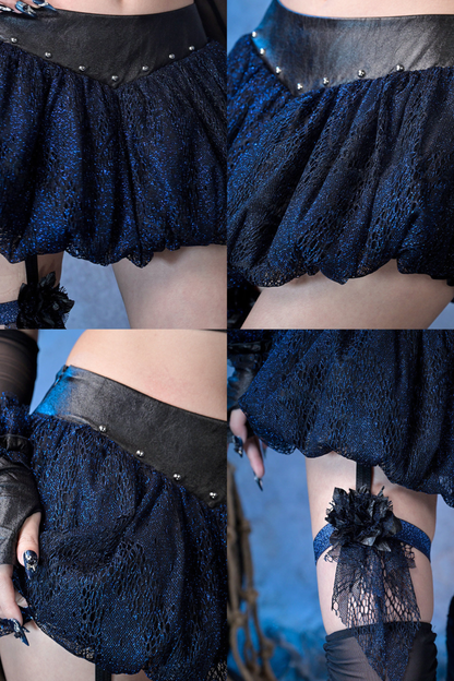 レーススパークリングパフスカート+アクセサリー