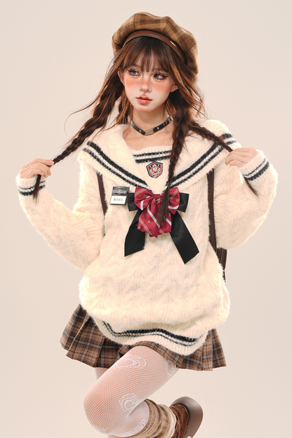 スクールセーラーニット