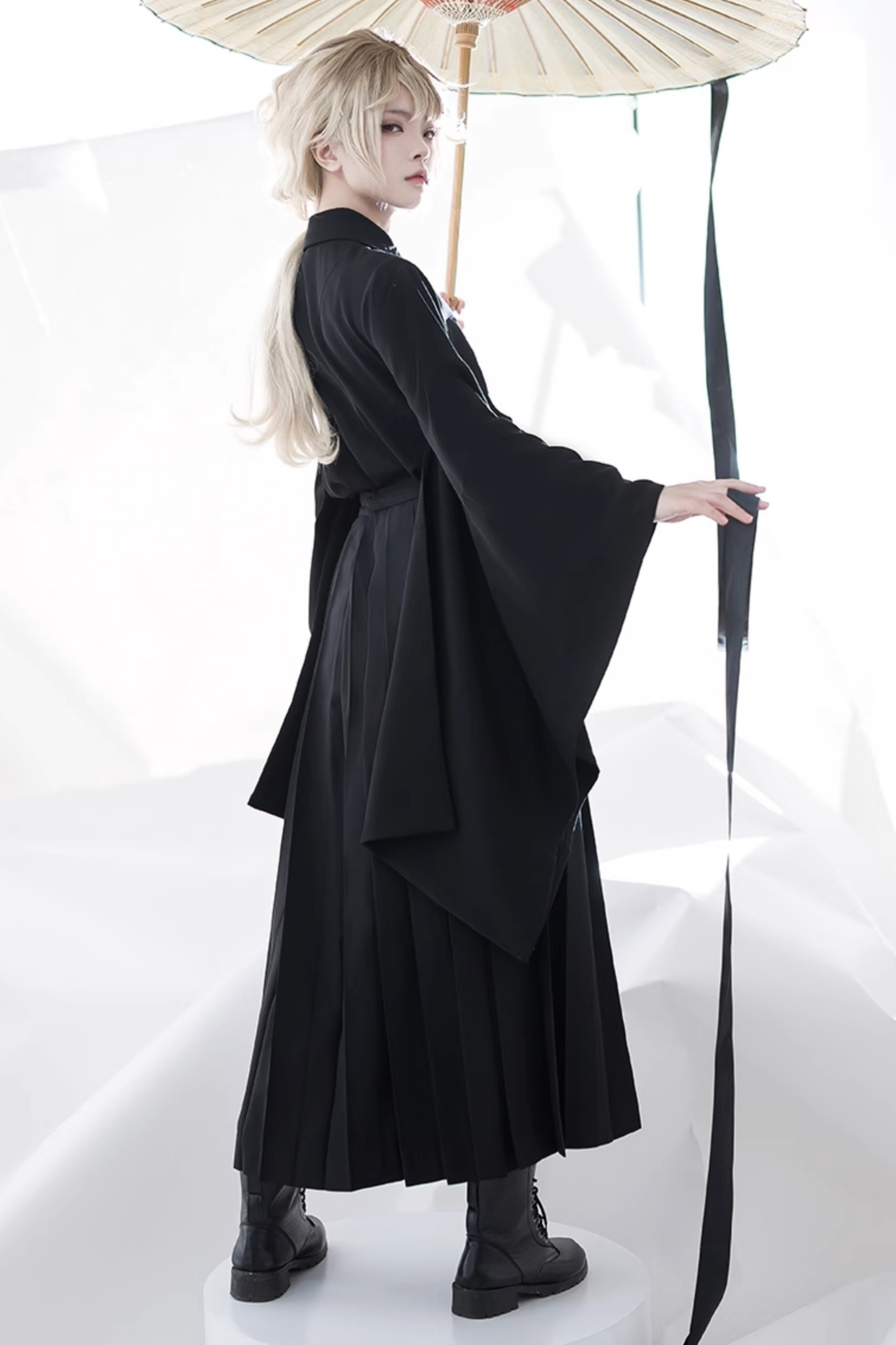 ダーク皇子ビッグスリーブブラウス