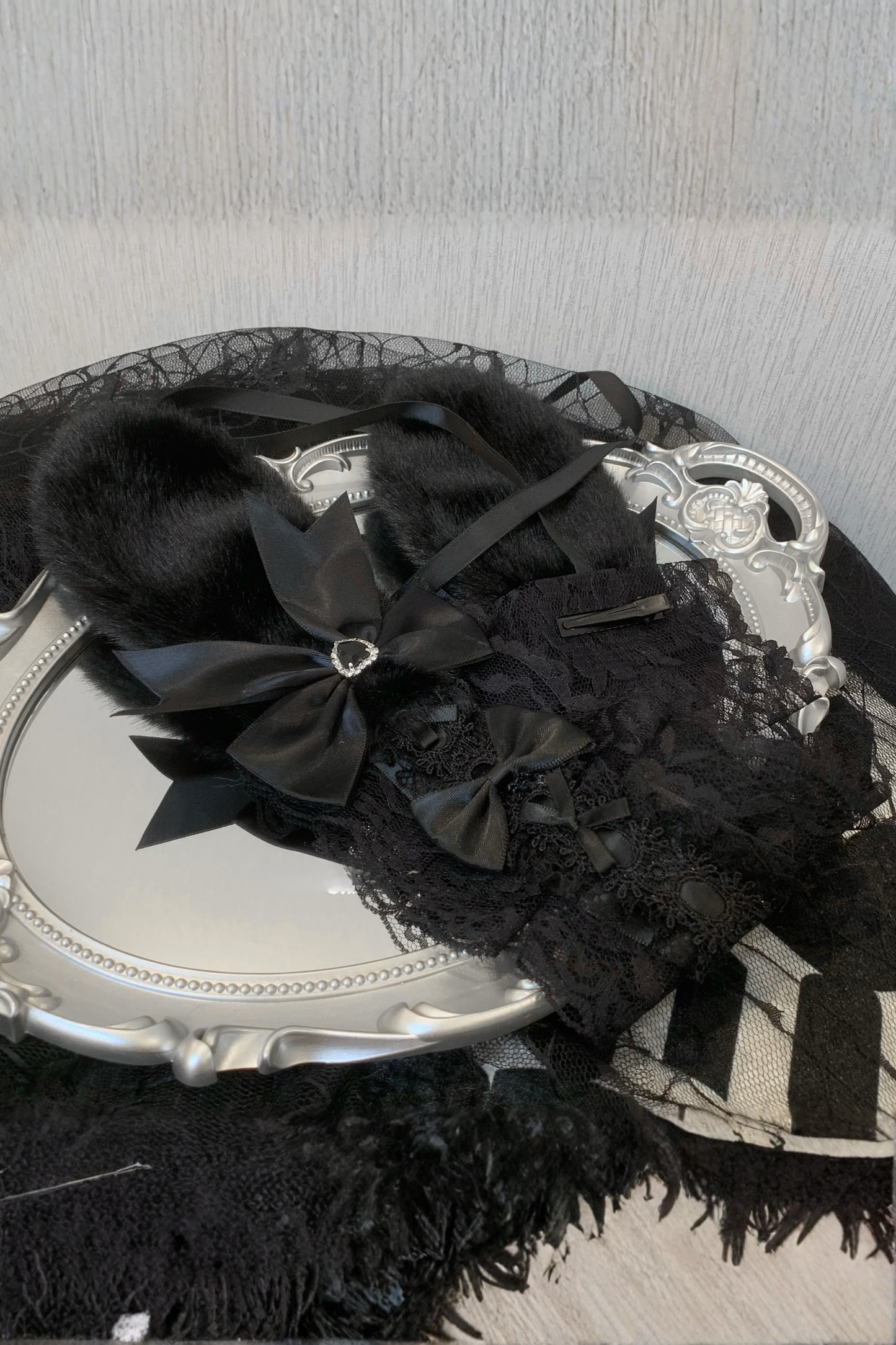 Bunny Ears Lace Headband