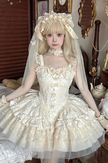 ダークバレエスタイルロリータゴシックプリンセスドレス