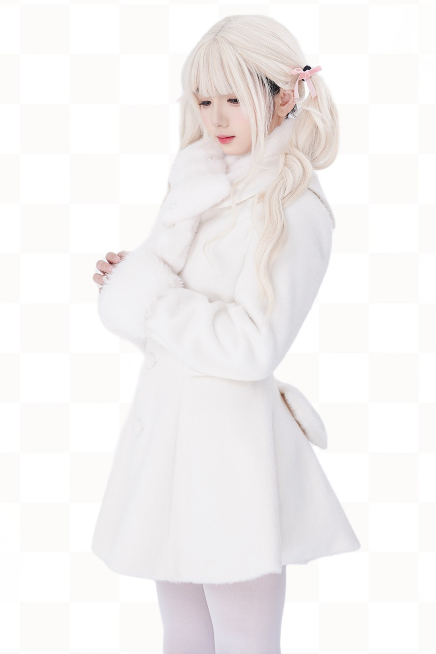 イミテーションフォックスファーコート