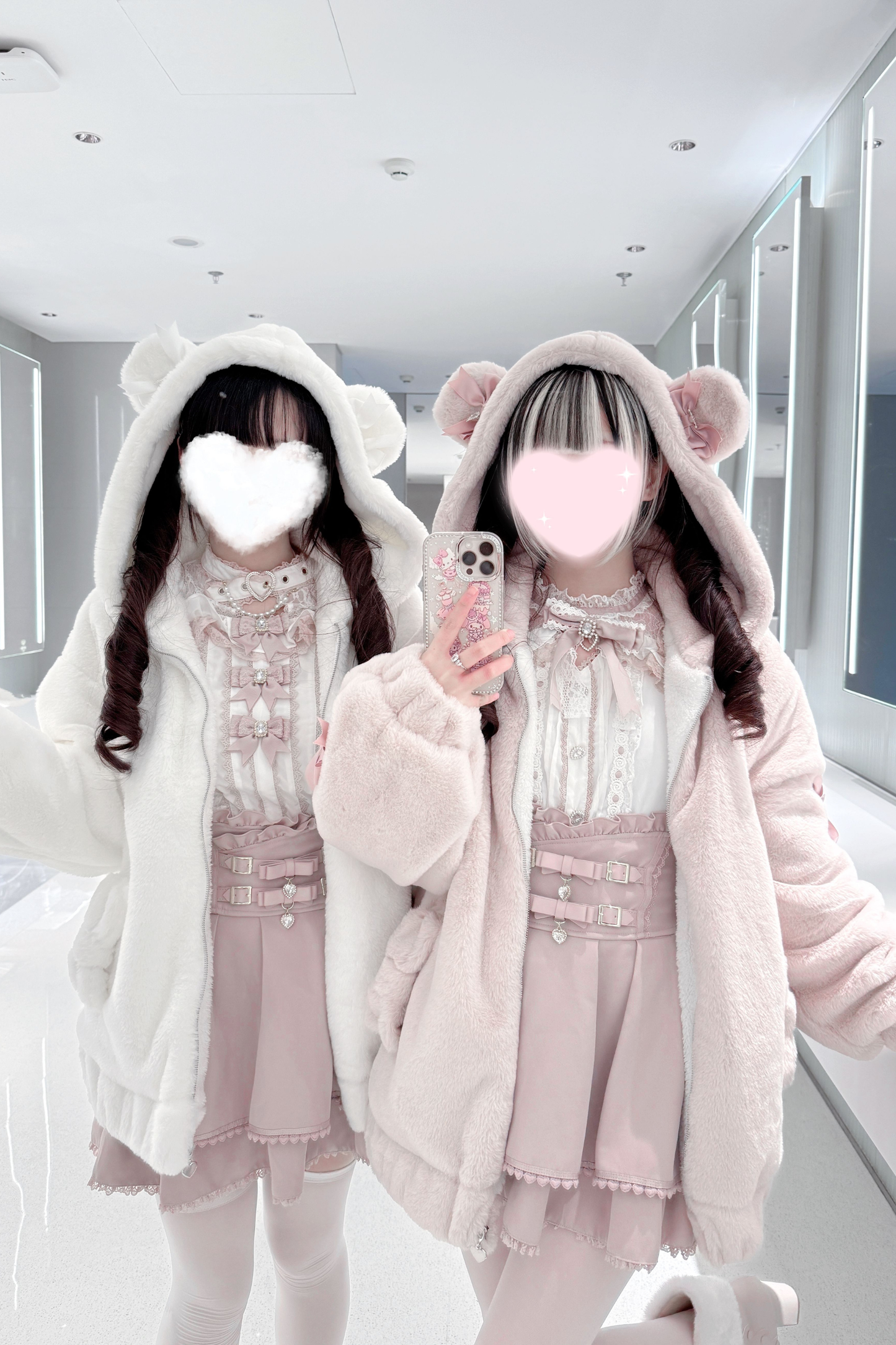 べアイヤーレースアップファーコート