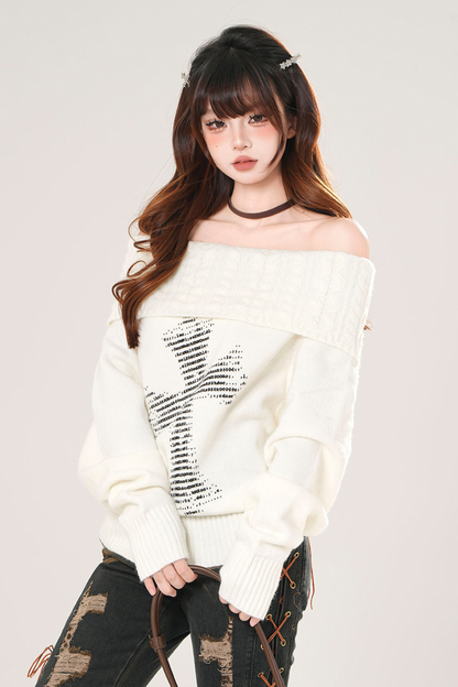 クロスモードオフショルダートップス