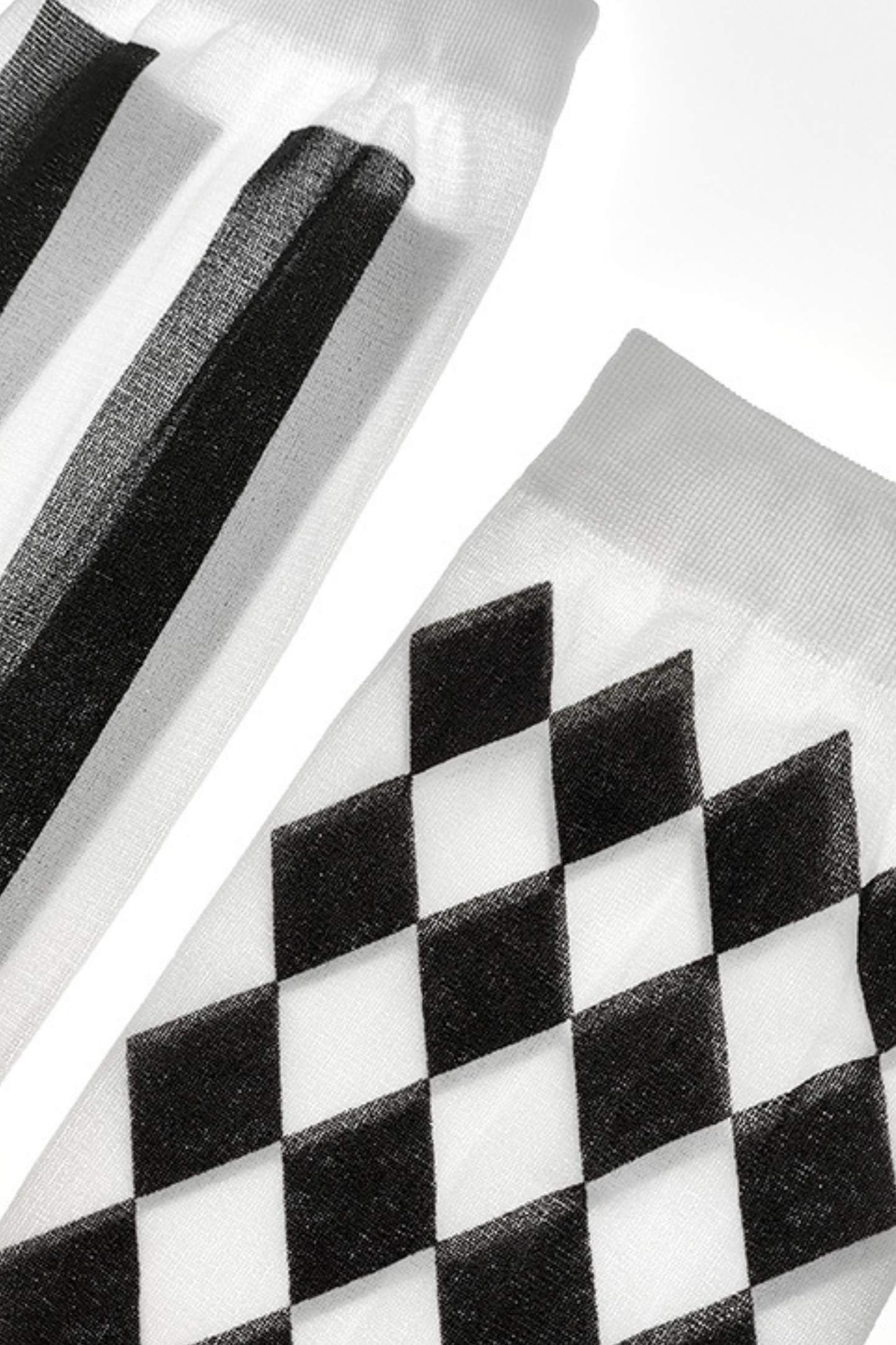 ゴシックプラッドロリータニーハイソックス