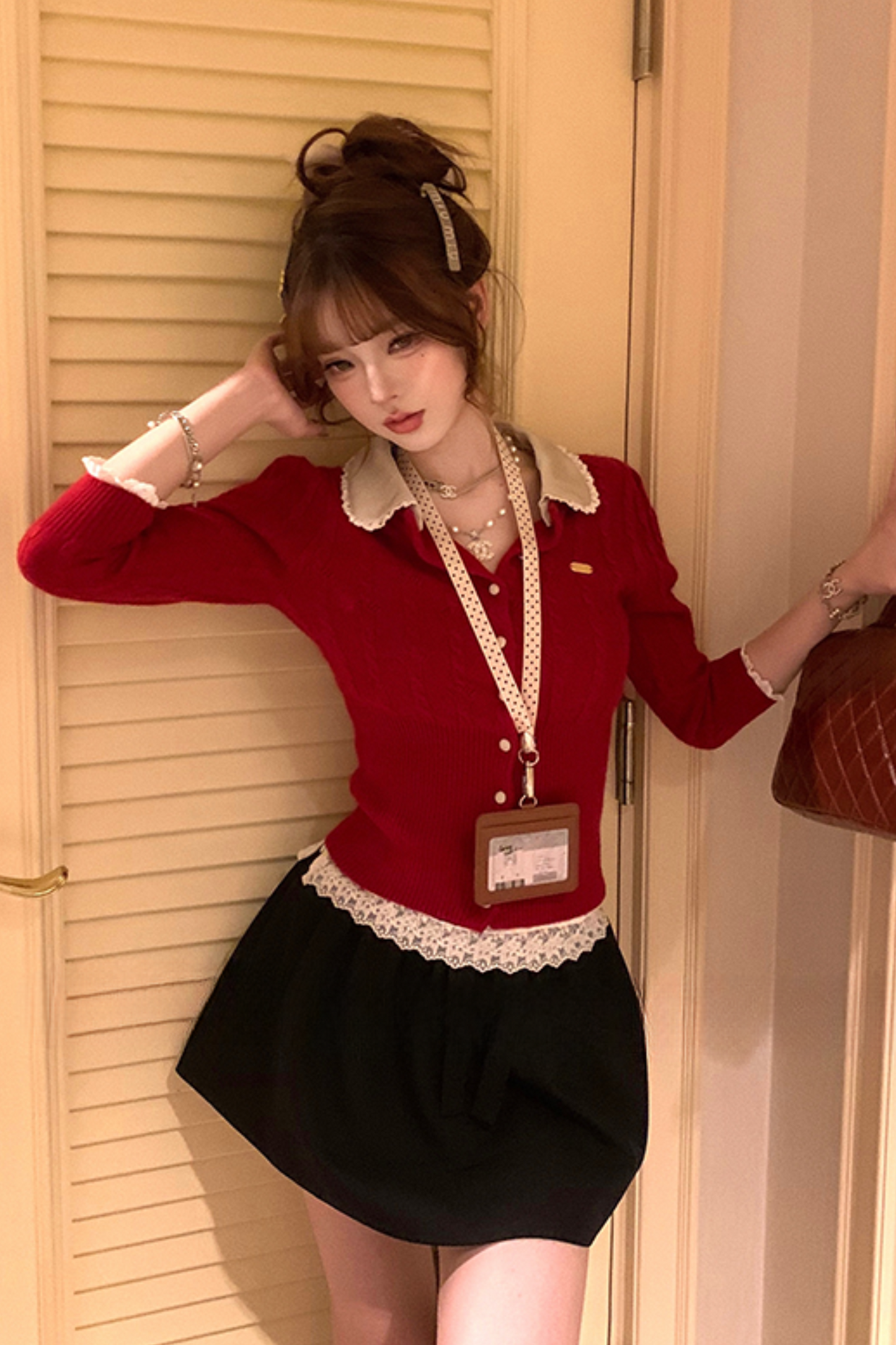 Retro Slim French Cardigan