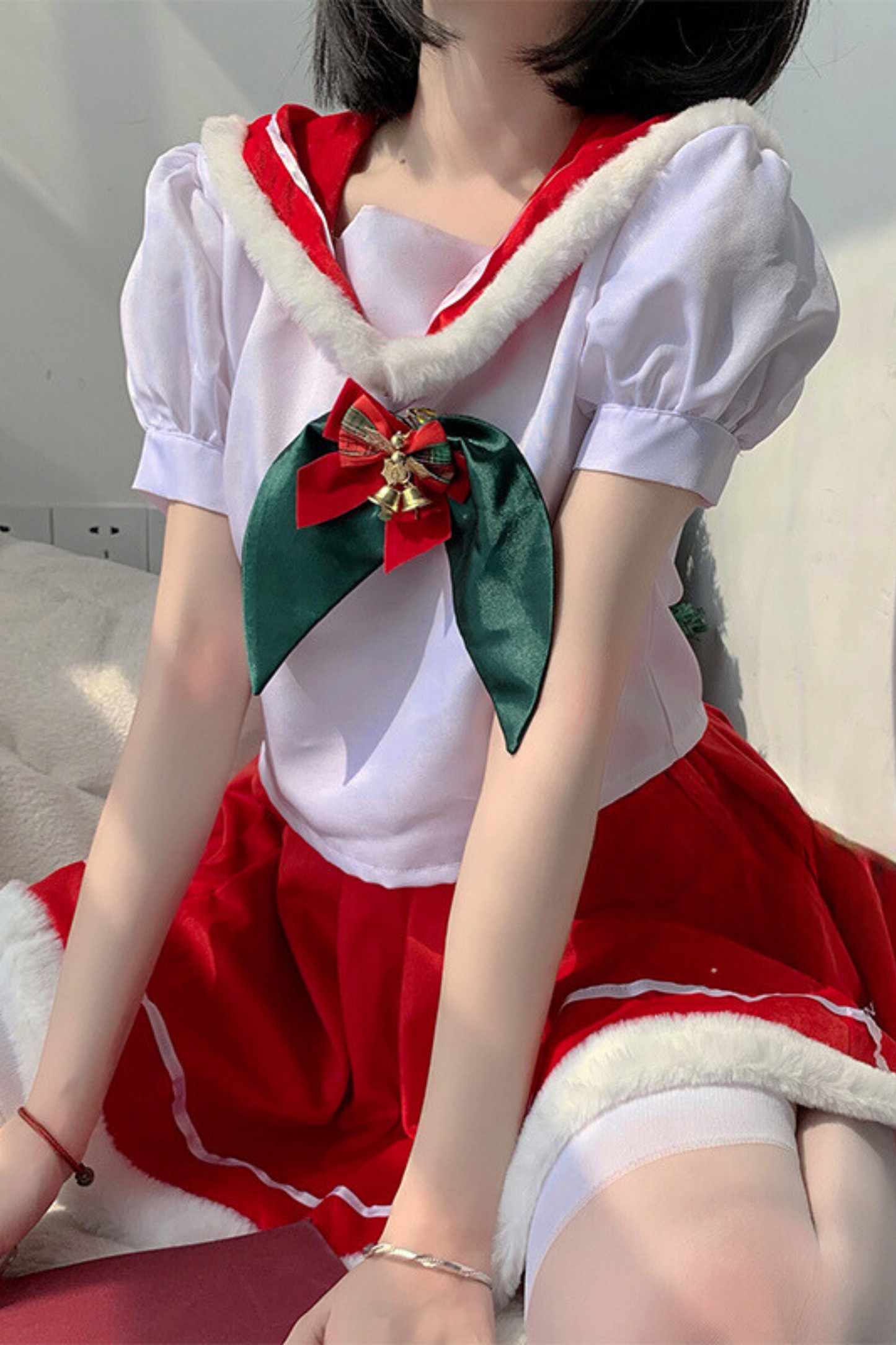 クリスマスセーラートップス＋クリスマススカート