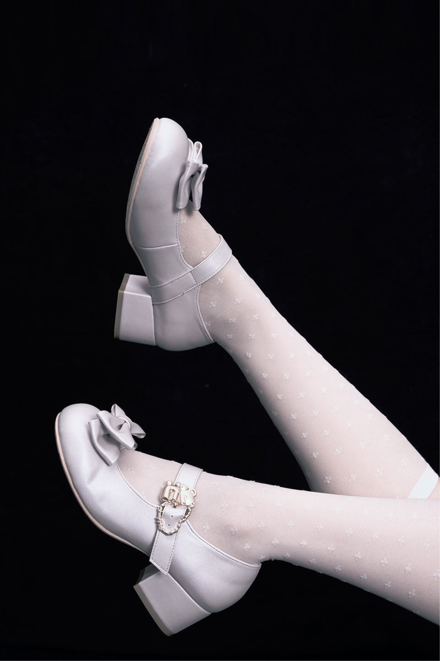 Satin Sheep Puff Shoes