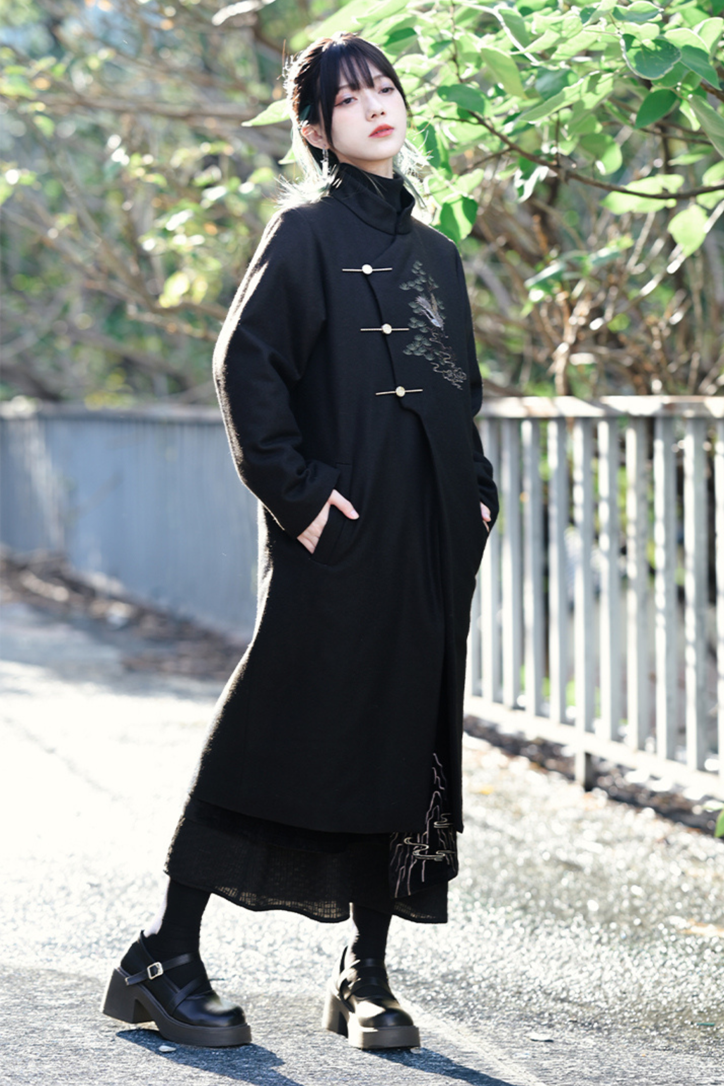 Retro Chinacross Body Coat