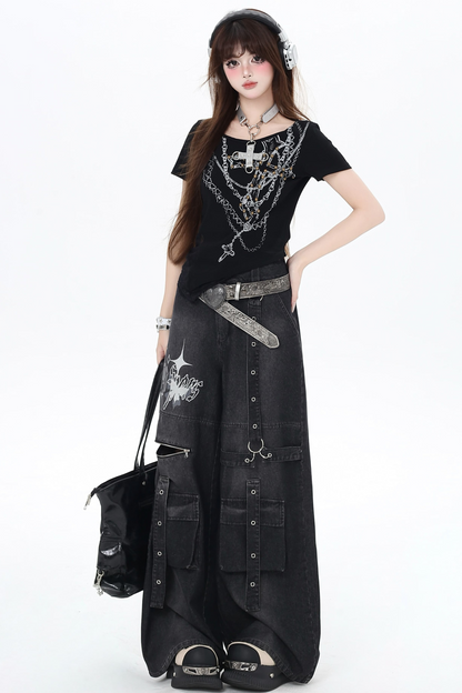 スイートクールアジアンルーズパンツ